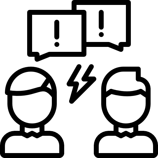 Icon of Argument Between Two People