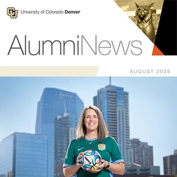 Thumbnail of the August 2026 AlumniNews email.