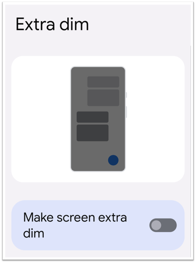 enable extra dim