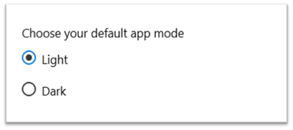 Dark Mode Selector